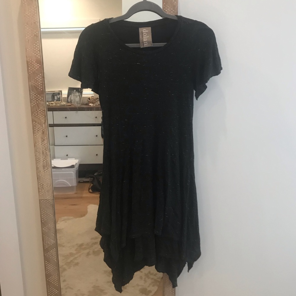 Anthropologie, Green cotton dress